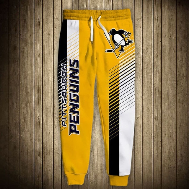 Pittsburgh Penguins Stripes Sweatpants