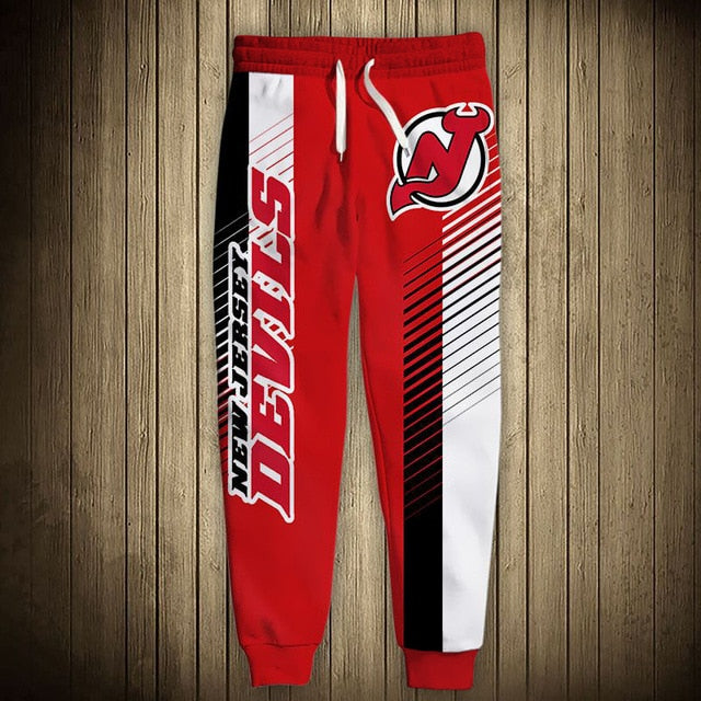 New Jersey Devils Stripes Sweatpants