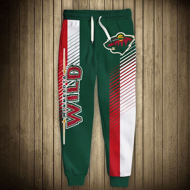 Minnesota Wild Stripes Sweatpants