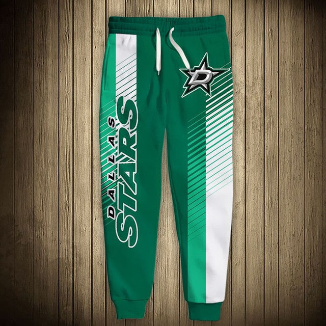 Dallas Stars Stripes Sweatpants