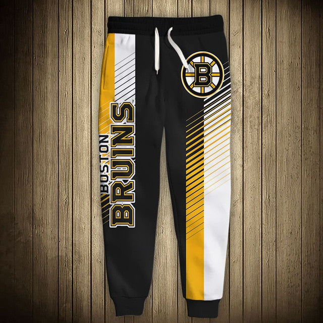Boston Bruins Stripes Sweatpants