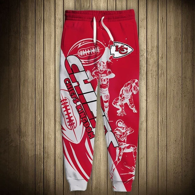 Kansas City Chiefs Casual 3D Sweatpants