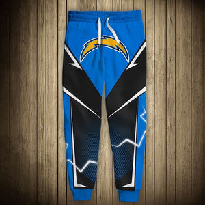 Los Angeles Chargers Flame Sweatpants