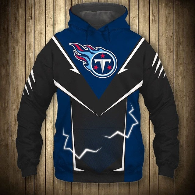 Tennessee Titans Flame Hoodie