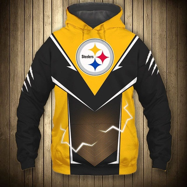 Pittsburgh Steelers Flame Hoodie