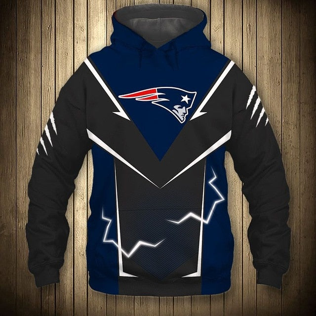 New England Patriots Flame Hoodie