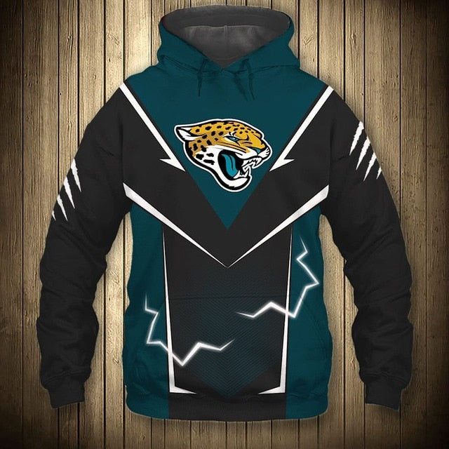 Jacksonville Jaguars Flame Hoodie