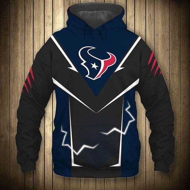 Houston Texans Flame Hoodie