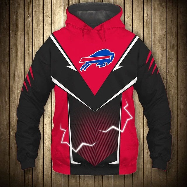 Buffalo Bills Flame Hoodie