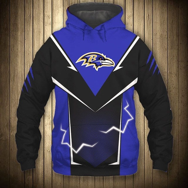 Baltimore Ravens Flame Hoodie