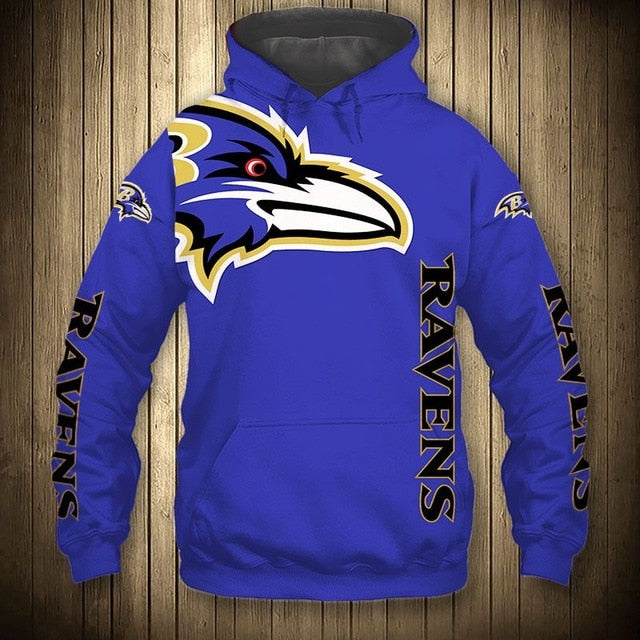 Baltimore Ravens Flag Hoodie