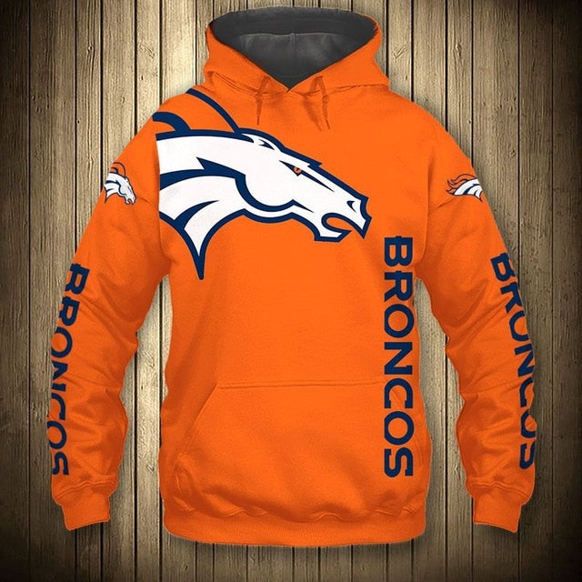 Denver Broncos Flag Hoodie