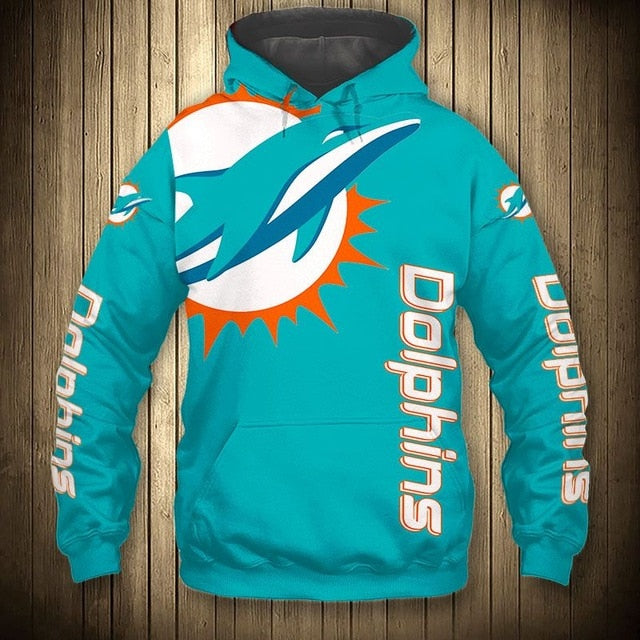 Miami Dolphins Flag Hoodie