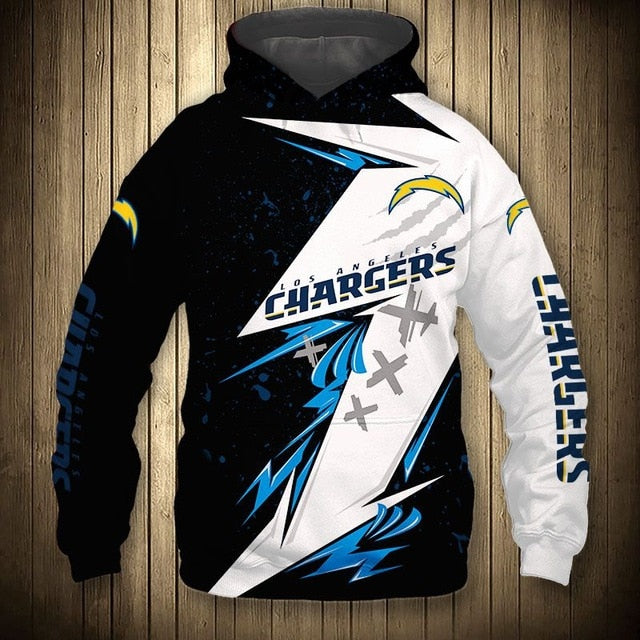 Los Angeles Chargers Graffiti Hoodie