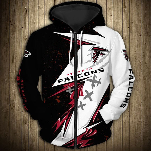 Atlanta Falcons Graffiti Zipper Hoodie