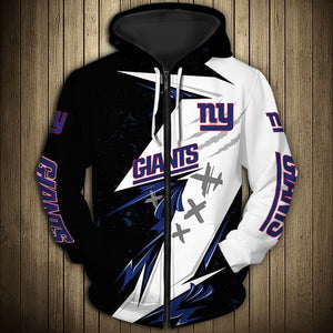 New York Giants Graffiti Zipper Hoodie