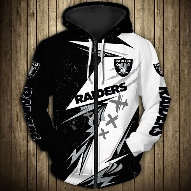 Las Vegas Raiders Graffiti Zipper Hoodie