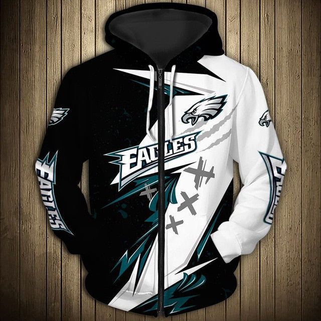 Philadelphia Eagles Graffiti Zipper Hoodie