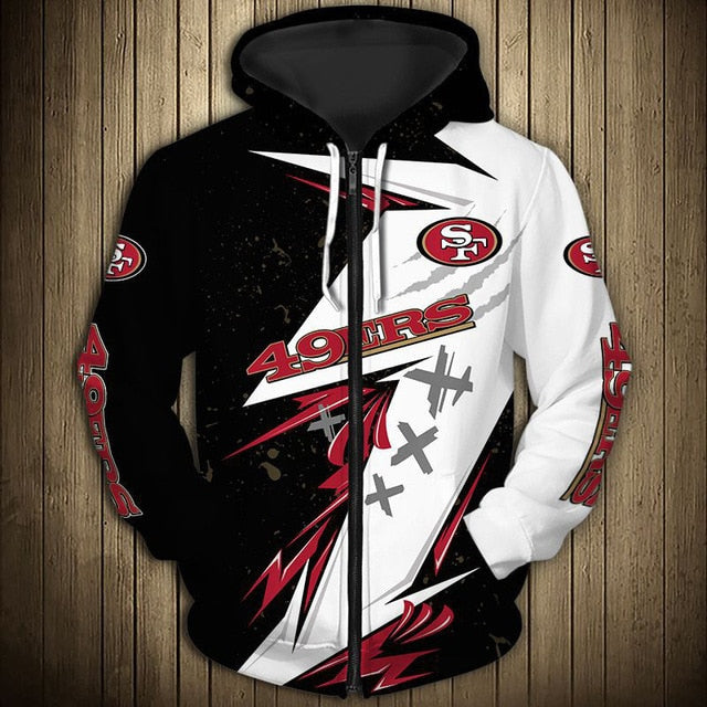 San Francisco 49ers Graffiti Zipper Hoodie