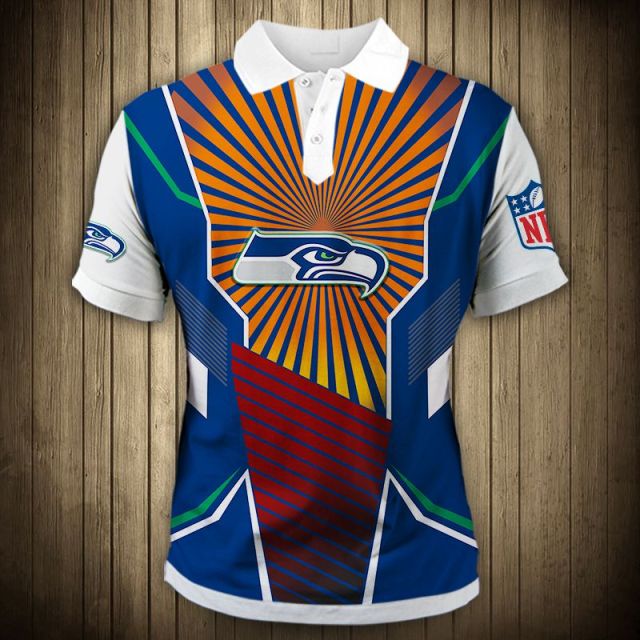 Seattle Seahawks Sunlight Casual Polo Shirt