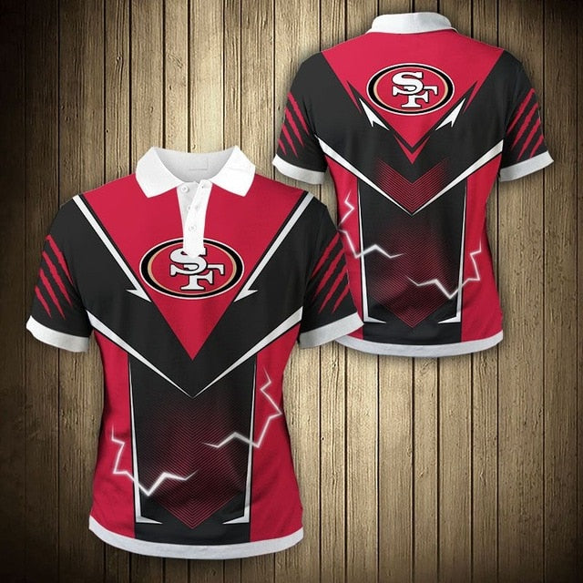 San Francisco 49ers Flame Polo Shirt