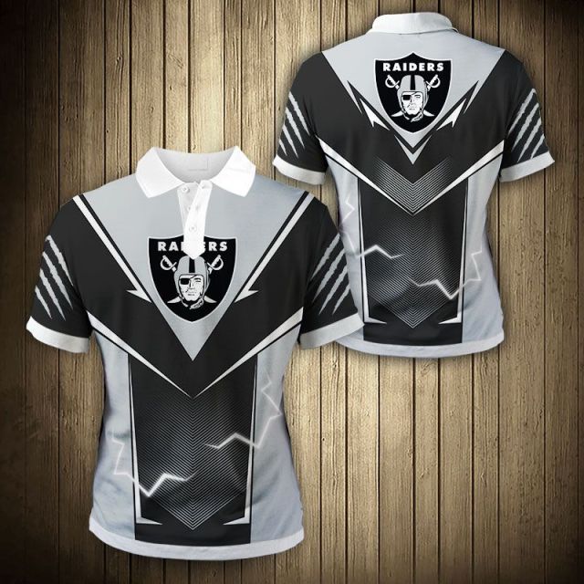 Las Vegas Raiders Flame Polo Shirt