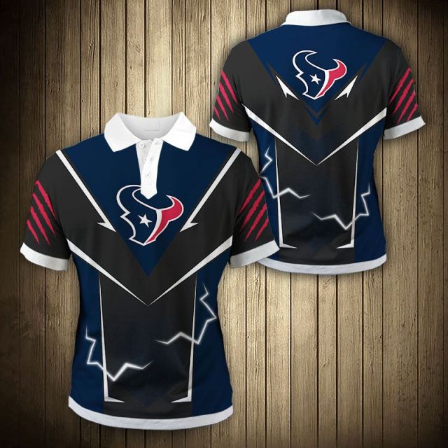 Houston Texans Flame Polo Shirt
