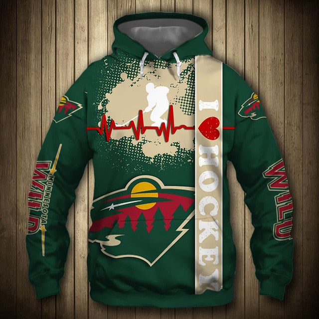 Minnesota Wild  Beating Curve Hoodie