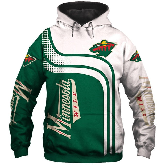 Minnesota Wild Casual Hoodie