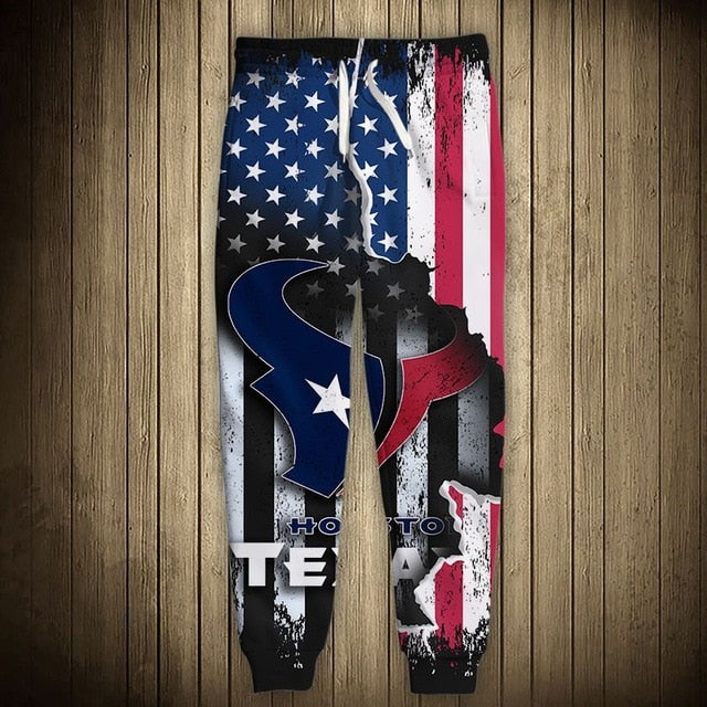Houston Texans American Flag Sweatpants