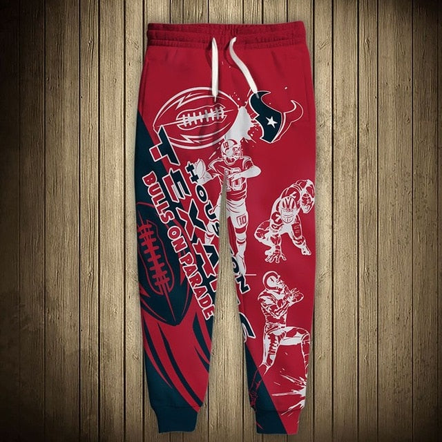 Houston Texans Casual 3D Sweatpants