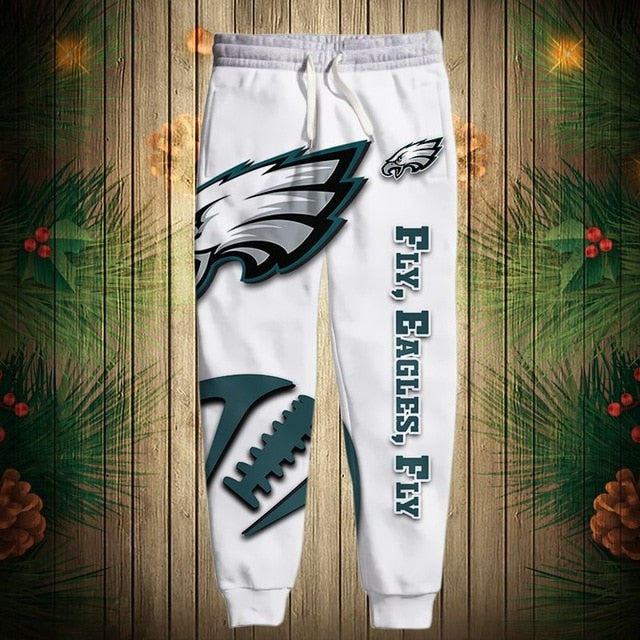 Philadelphia Eagles Zigzag Casual 3D Sweatpants