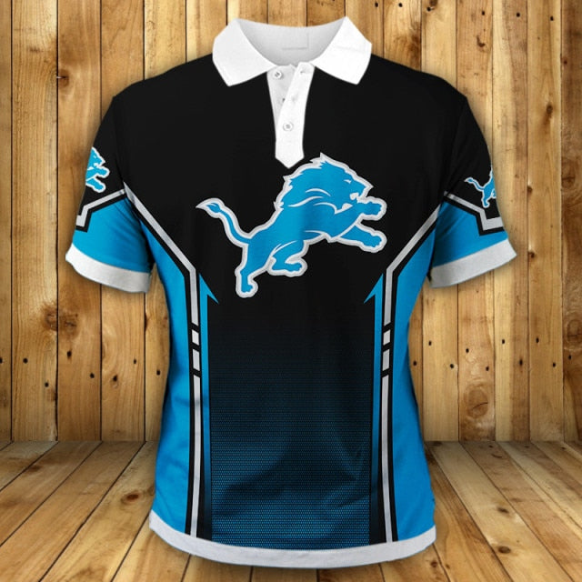 Detroit Lions Casual Polo Shirt