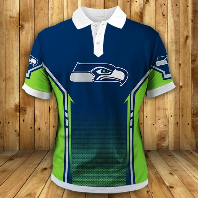 Seattle Seahawks Casual Polo Shirt