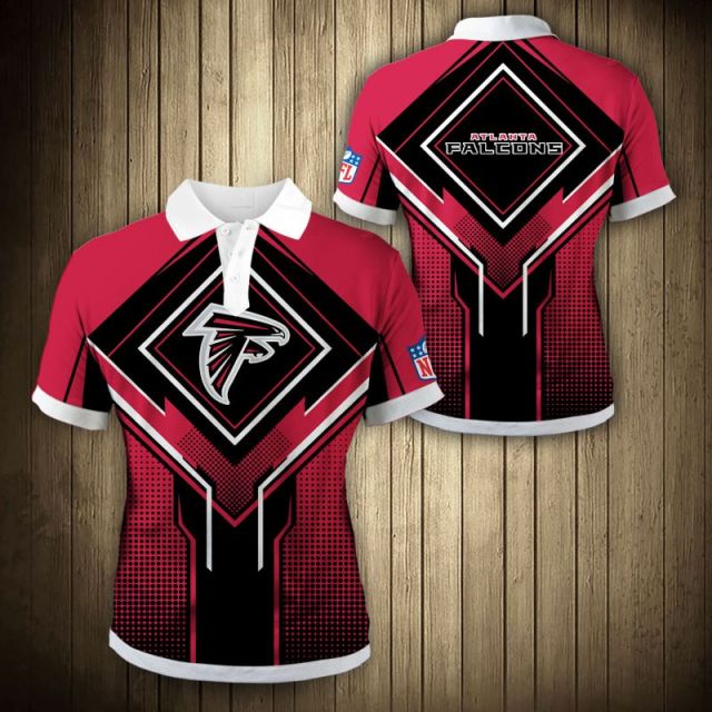 Atlanta Falcons Square Lattice Polo Shirt