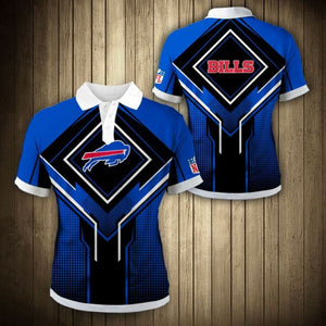 Buffalo Bills Square Lattice Polo Shirt