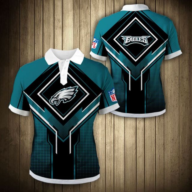 Philadelphia Eagles Square Lattice Polo Shirt