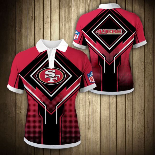 San Francisco 49ers Square Lattice Polo Shirt