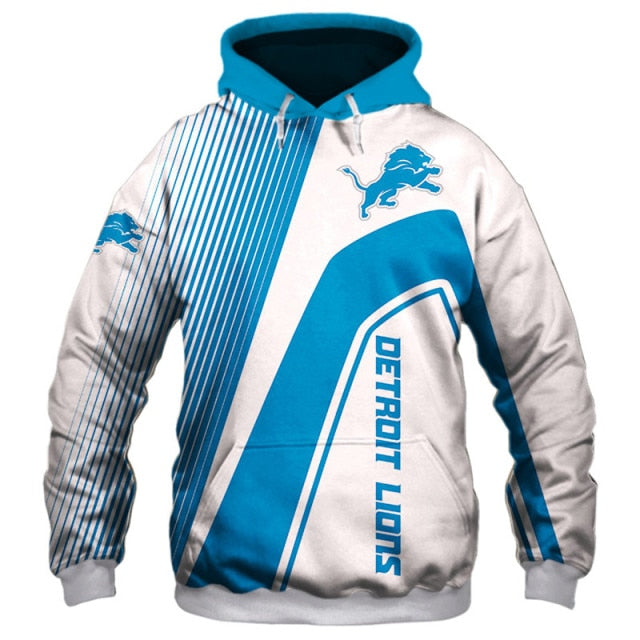 Detroit Lions Casual 3D Hoodie