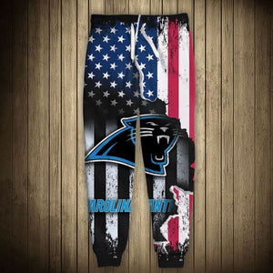 Carolina Panthers American Flag Sweatpants