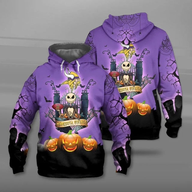 Minnesota Vikings Halloween Hoodie