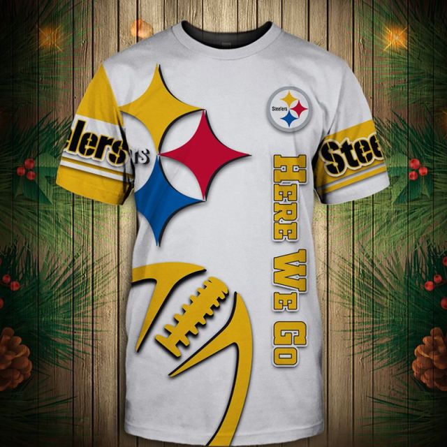 Pittsburgh Steelers Zigzag Casual T-Shirts