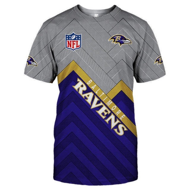 Baltimore Ravens Casual 3D T-Shirt