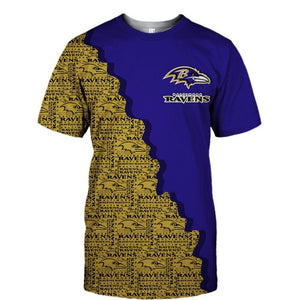 Baltimore Ravens Casual 3D T-Shirt