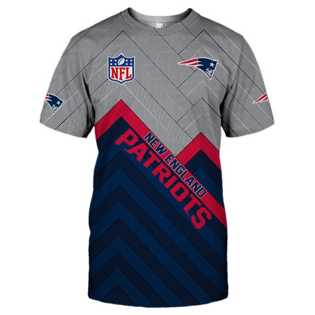 New England Patriots Casual 3D T-Shirt