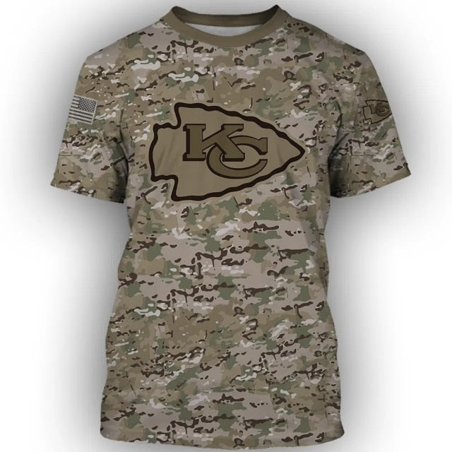 Kansas City Chiefs Military Casual T-Shirt