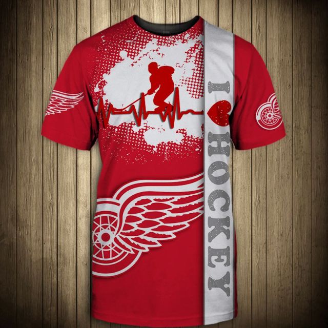 Detroit Red Wings Beating Curve T-Shirt