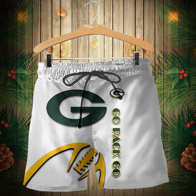 Green Bay Packers Zigzag Casual Shorts