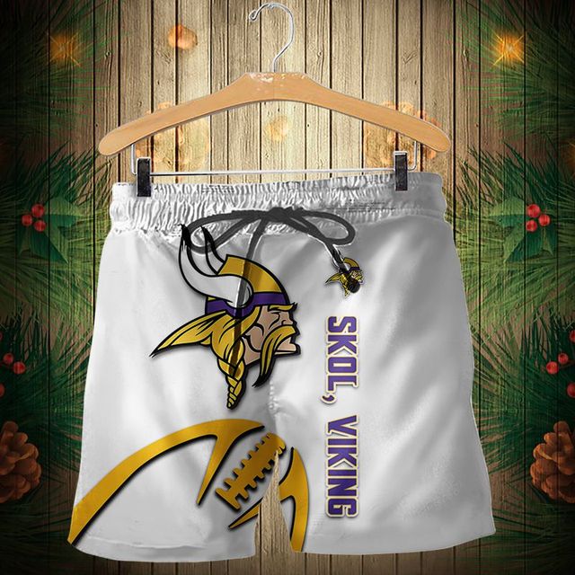 Minnesota Vikings Zigzag Casual Shorts