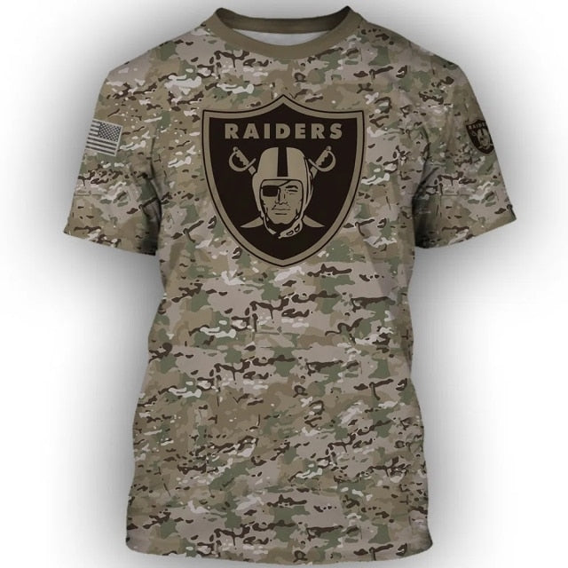 Las Vegas Raiders Military T-Shirt